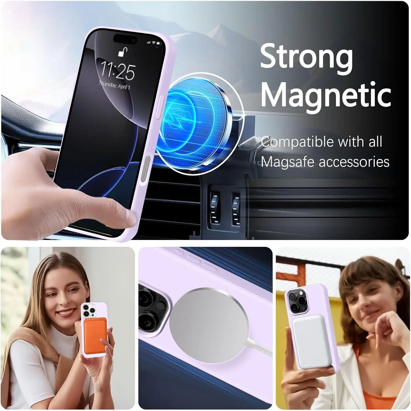 Magnetic Phone Case with Strap