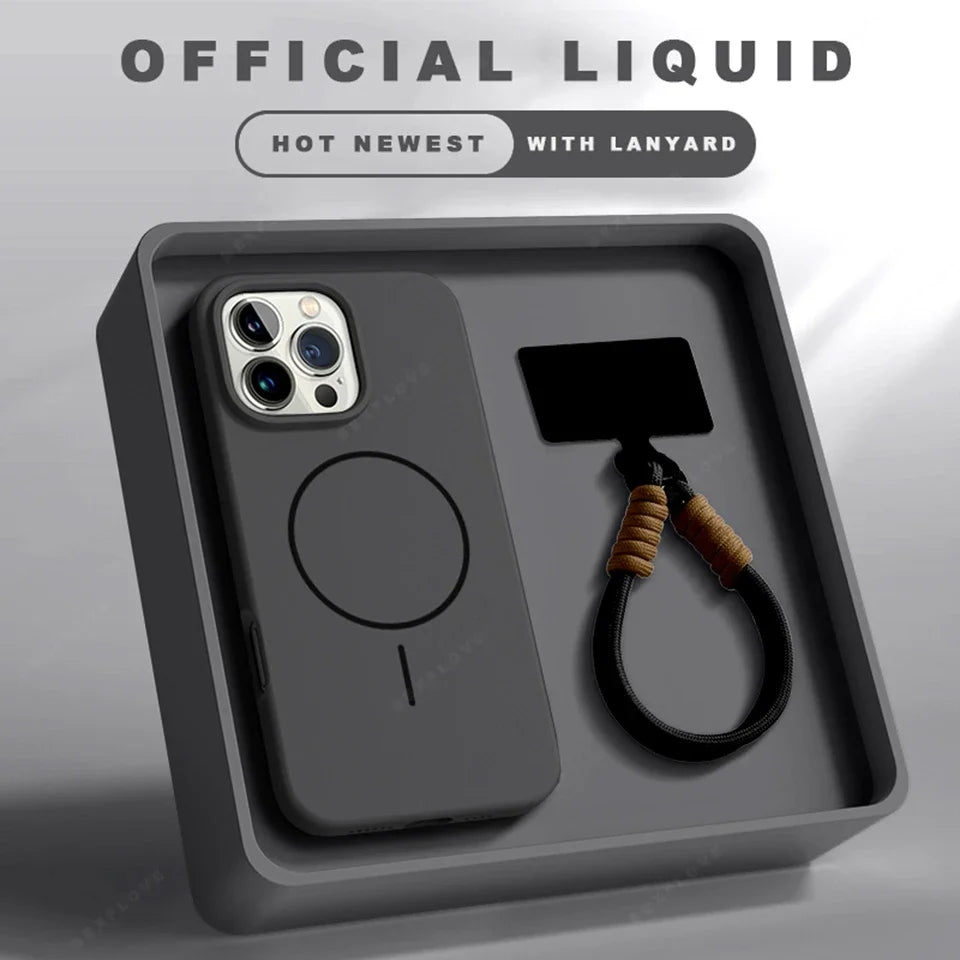 Magnetic Phone Case with Strap
