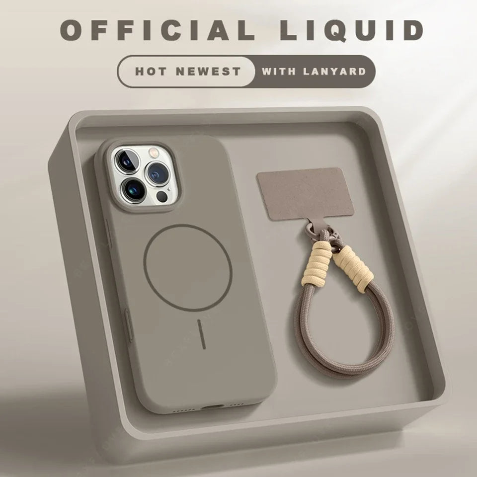 Magnetic Phone Case with Strap